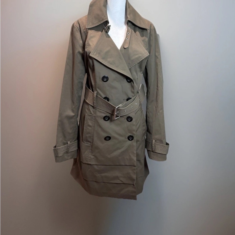Blanc Noir Classic Khaki Trench Coat